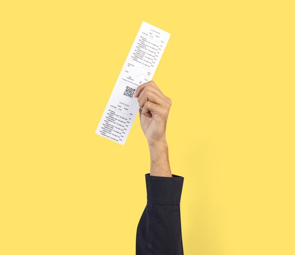 Old grocery store receipt clutter photo detected for removal